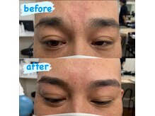 メンズビューティーカフェザパーム 大阪梅田(MEN'S BEAUTY CAFE×THE PERM)/パーマに合うメンズ眉毛Wax