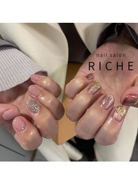 ミラーのチョコネイル