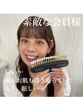 ライトビューティー 本八幡店(LIGHT BEAUTY)/白い肌に白い歯♪