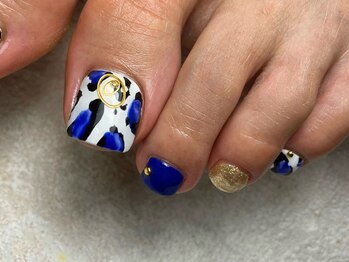 オーラリー ネイル アート メゾン(ORRERY nail art maison)/フット / レオパード