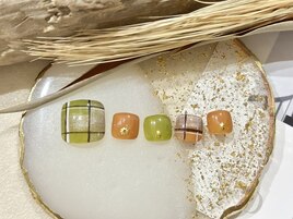 10月フットネイル定額【Autumn】