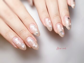 アリサネイル(ALISA NAIL)/ハートフラシュネイルネイル