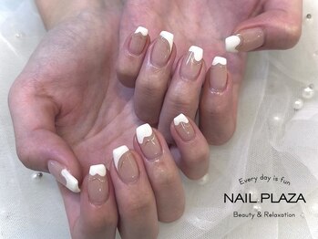 ネイルプラザ 河原町OPA店(NAIL PLAZA)/変形フレンチ