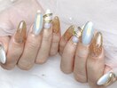 ミラー×リングネイル