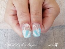 リオッサ オブ ラグーン(RIOSSA of Lagoon)/ヴィンテージｘ梅雨☆傘ネイル