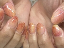 定額桃ネイル