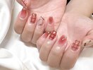 チェックが可愛い秋ネイル♪