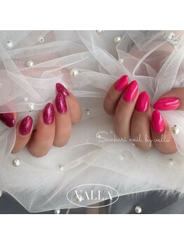 サンカリネイル バイ ヴァラ イオンモール新居浜店(sankari nail by VALLA)/韓国発VALLANAILちぐはぐネイル