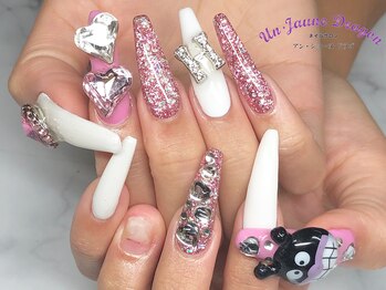 アン ジョーヌドラゴ/【ロングネイル】ハートネイル