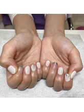 カシワビューティーココ(kashiwa beauty coco)/ホワイトネイル
