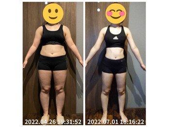 美容整体院元 光の森店/ダイエット6ヵ月 before&after