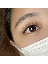 スカイフラワー アイ ネイル(sky flower)/ダークモカ、モーブピンク