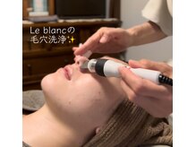 ルブラン(Le blanc)の雰囲気（毛穴に詰まった皮脂汚れをかき出しツルツルのお肌に仕上げます♪）