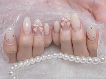 バベル 北堀江店(Babel)/リボンネイル ¥6000+追加