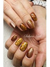 チヒロネイル/ハートシースルーネイル