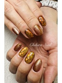 ハートシースルーネイル