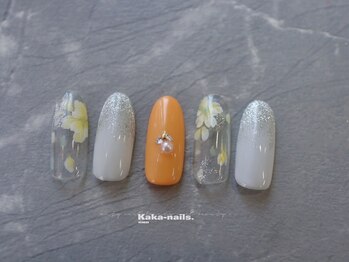 カカネイルズ(Kaka nails)/【おすすめデザイン】フラワー