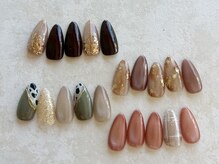 ジョアアンジェ 上本町店(joieange)/シンプルコース　秋ネイル