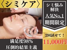 人気No.1本格的シミケア隠す肌から魅せる肌へと導きます