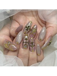 ゴールド☆クロムネイル