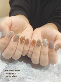 プライベート ネイルサロン マーマ(murmur)/ミラーネイル