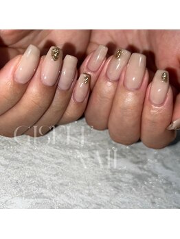 ジゼルネイル(Gisele Nail)/シンプル綺麗めネイル