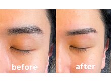 トップルック 横浜店(TOP LOOK)/メンズ眉毛ビフォーアフター