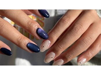 バンビちゃんのお目目 熊本店/white×purple