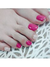 ネイルパキラ(nail pachira)/フットワンカラー☆