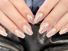 バタフライ 津田沼店(Butterfly)/ワンカラーベースミラーネイル