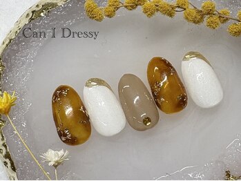 キャンアイドレッシー 武蔵小金井/べっ甲　秋ネイル