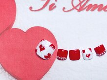 シエル ネイルズ(CIEL NAILS)/ 2026年2月 定額 フットアート1