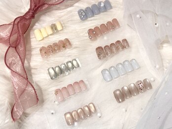 シェルネイル(SHELL NAIL)/春のシンプルdesign♪