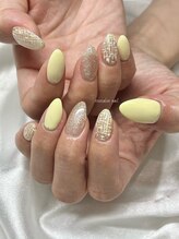 トータルビューティーローズ(Rose)/春のイエローネイル