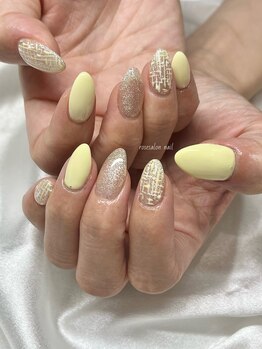 トータルビューティーローズ(Rose)/春のイエローネイル