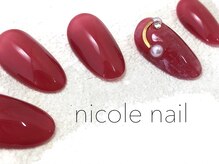 ニコルネイル(nicole nail)/Ｈ1061　Red　¥8000