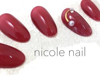 ニコルネイル(nicole nail)/Ｈ1061　Red　¥8000