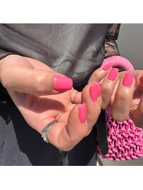 ワンカラーネイル♪