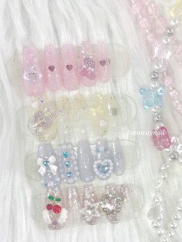 ファラウェイネイル(Faraway nail)/定額デザイン☆カラー変更◎