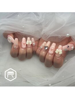 レディスペネイル ノウラ 名駅店(Redispe nail NouRa)/ピンクネイル