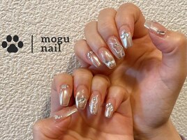 バタフライネイル/秋冬ネイル