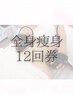 【お得な回数券】全身痩身12回 通常¥252,000→¥154,500