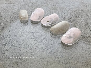 マリーネイルズ 表参道店(MARIE NAILS)/¥6600 ニュアンス　0609a