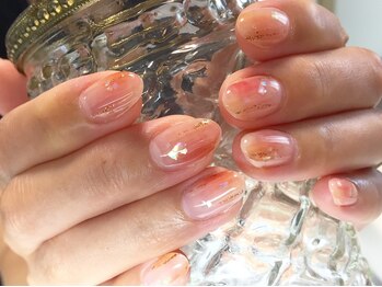 ネイル サロン コービーズ(nail salon COBES)/秋色ニュアンスグラデーション☆