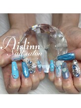 アイスリン(Aislinn)/ブルーミラーネイル