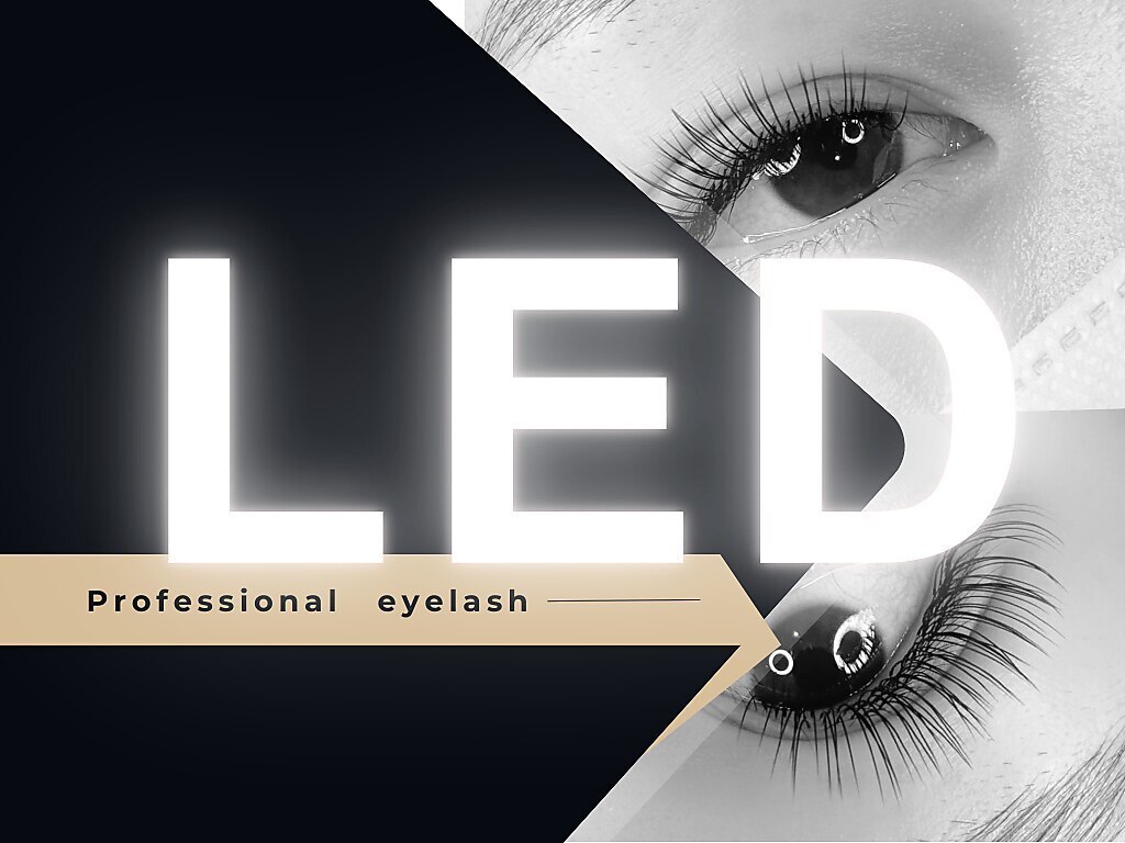 【LEDまつエク・フラット120本】[新規\7000][6週間以内の再来\7500]