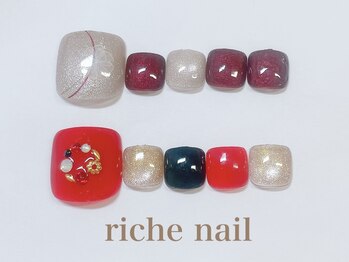 リッシュネイル 新百合ヶ丘店(riche nail)/Foot定額コース