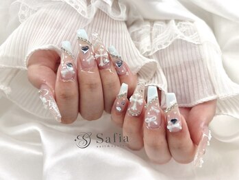 サフィアネイル 大阪駅前第3ビル(Safia nail)の写真/定番~個性派まで対応◎【アレンジ自由★持込OKパーツ付き◎110分アートし放題】可愛いを独り占め！