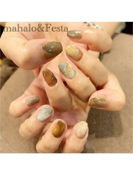マハロ アンド フェスタ 長野店(mahalo&Festa)/ニュアンスネイル