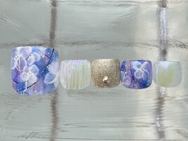 紫陽花梅雨フット12000円